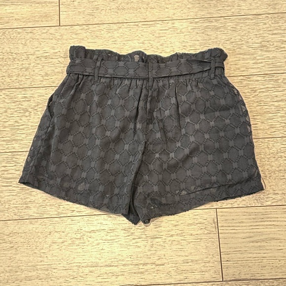 NWT ALLISON NY Black Paperbag Shorts Small - Picture 7 of 7
